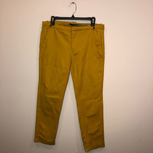 Zara Pants - Zara Basics Yellow Pants Zara Pants - Zara Basics Yellow Pants